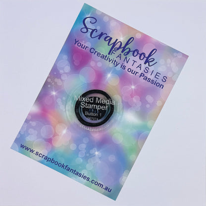 Mixed Media Stamper - Foam Stamp - Button 1 667074