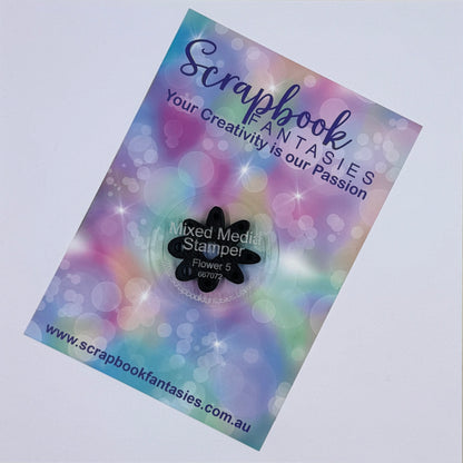 Mixed Media Stamper - Foam Stamp - Flower 5 667072