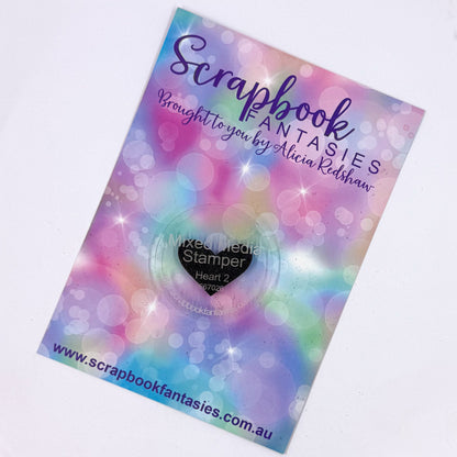Mixed Media Stamper - Foam Stamp - Heart 2 667026