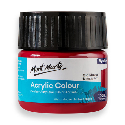 Mont Marte Old Mauve Acrylic Paint 100ml MSCH1012