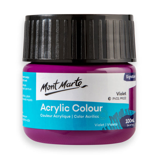 Mont Marte Violet Acrylic Paint 100ml MSCH1061