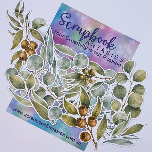 Moonlit Magic Colour-Cuts - Aussie Leaves (over 25 pieces) 20931