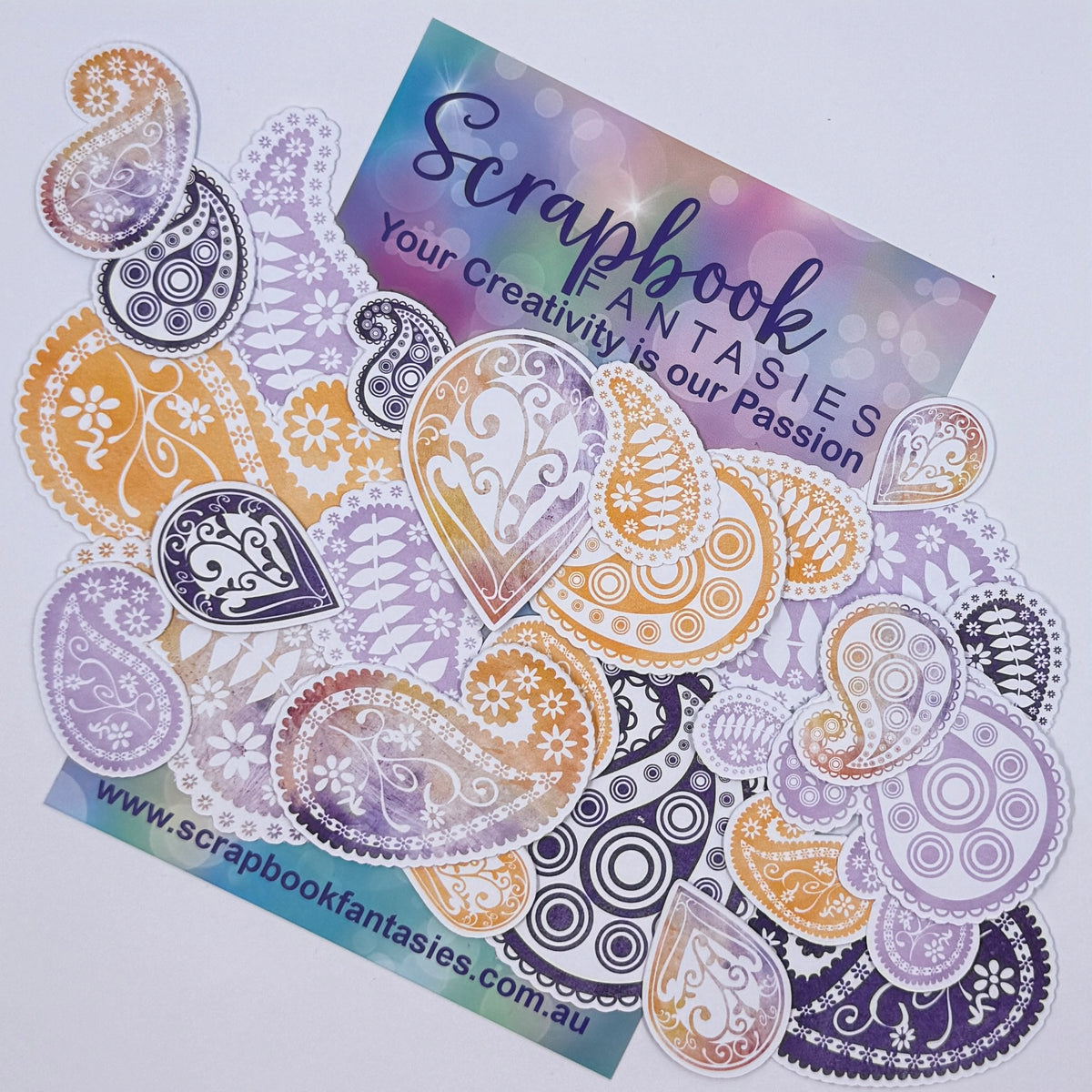 Moonlit Magic Colour-Cuts - Paisley 2 (28 pieces) 20938