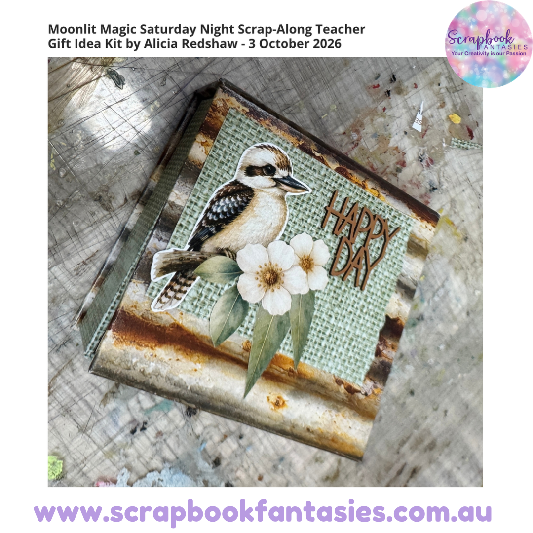 Moonlit Magic Saturday Night Scrap-Along Teacher Gift Idea Kit by Alicia Redshaw - 3 October 2026