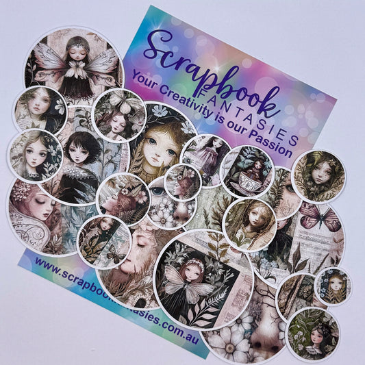 Natures Way Colour-Cuts - Nature Fairy Circle Scenes (over 20 pieces) 20886