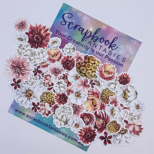 On Safari Colour-Cuts - Flowers 1 (over 55 pieces) 20893