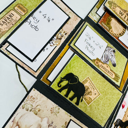 On Safari Mini Folio Scrap-Along Kit by Alicia Redshaw