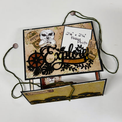 On Safari Mini Folio Scrap-Along Kit by Alicia Redshaw