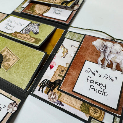 On Safari Mini Folio Scrap-Along Kit by Alicia Redshaw