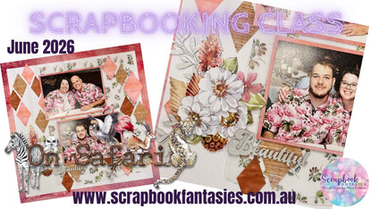 On Safari Sunday Night Scrap-Along Scrapbook Layout Kit by Alicia Redshaw - 28 June 2026