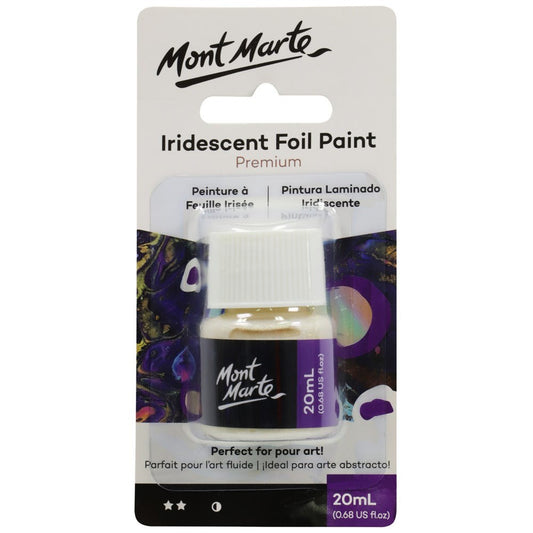 Mont Marte Iridescent Foil Paint 20ml PMPP2003