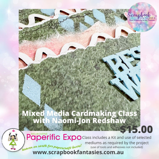 Paperific Class 6 - Mixed Media Cardmaking with Naomi-Jon Redshaw - Kit Only