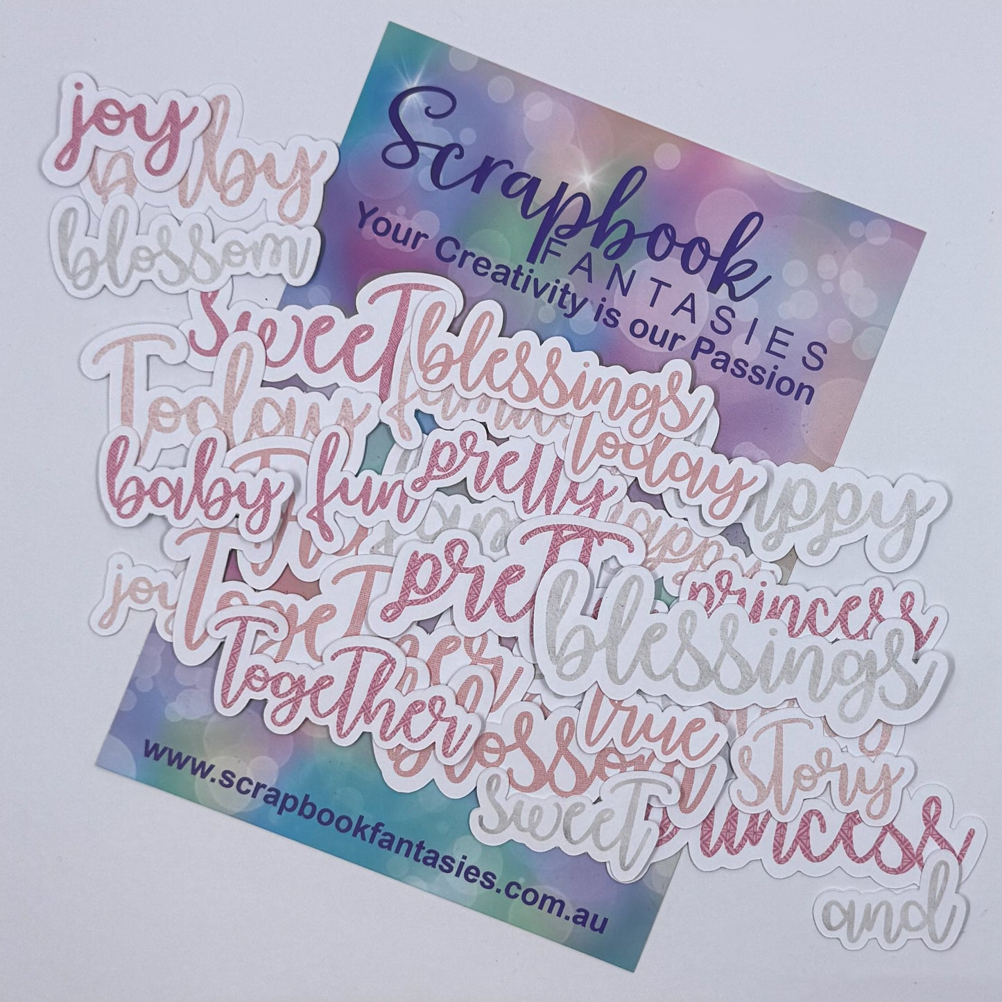 Passion Colour-Cuts - Sweet Words (30 pieces) 20823