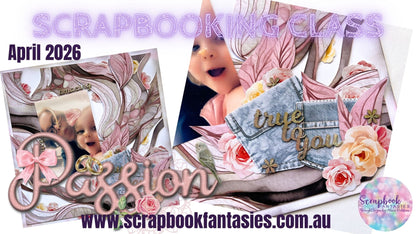 Passion Saturday Night Scrap-Along Scrapbook Layout Kit by Alicia Redshaw - 18 April 2026