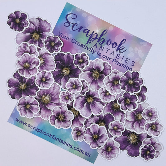 Patchwork Friends Colour-Cuts - Flowers (over 35 pieces) 20940