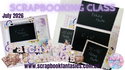 Patchwork Friends Friday Interactive Night Scrap-Along Scrapbooking Kit by Alicia Redshaw - 31 July 2026