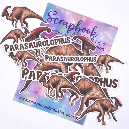 DinoWorld Colour-Cuts - Parasaurolophus (13 pieces) Designed by Alicia Redshaw