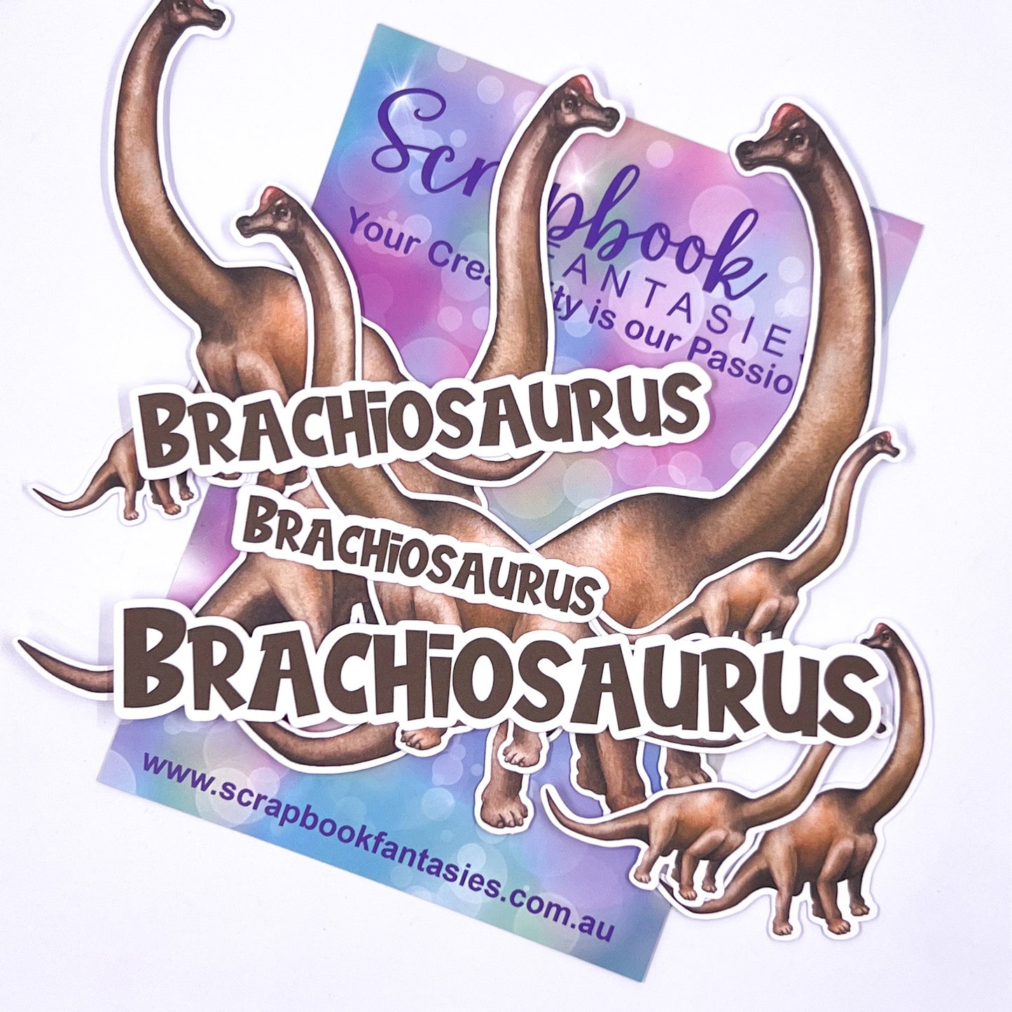 DinoWorld Colour-Cuts - Brachiosaurus (12 pieces) Designed by Alicia Redshaw