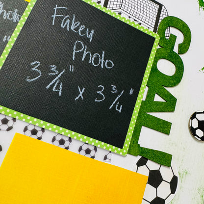 Pastimes Super Weekend Class 6 Kit - Goal! Scrapbooking Class with Naomi-Jon Redshaw - Saturday 1 March 2025