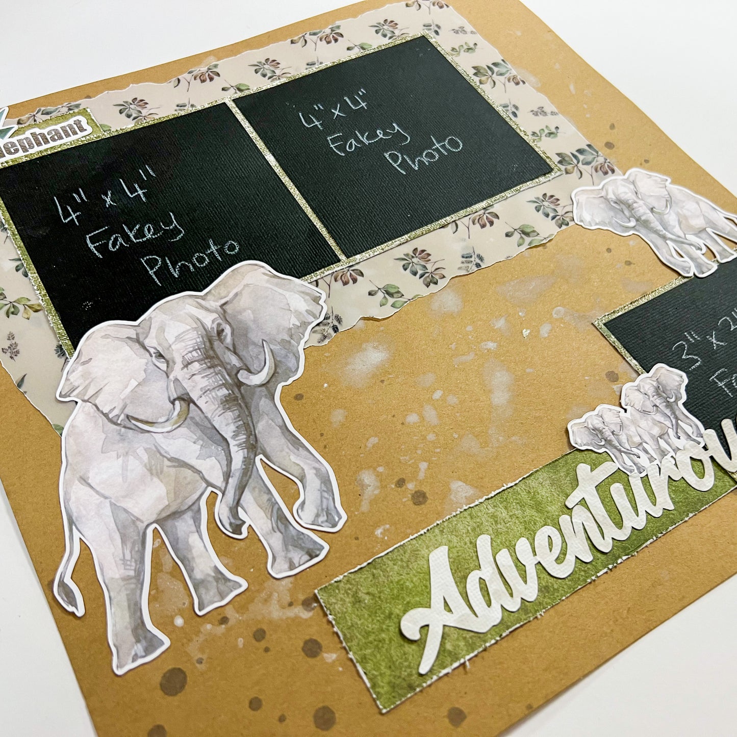 Adventurous Elephants On Safari Saturday Night Scrap-Along Kit - 11 February 2023