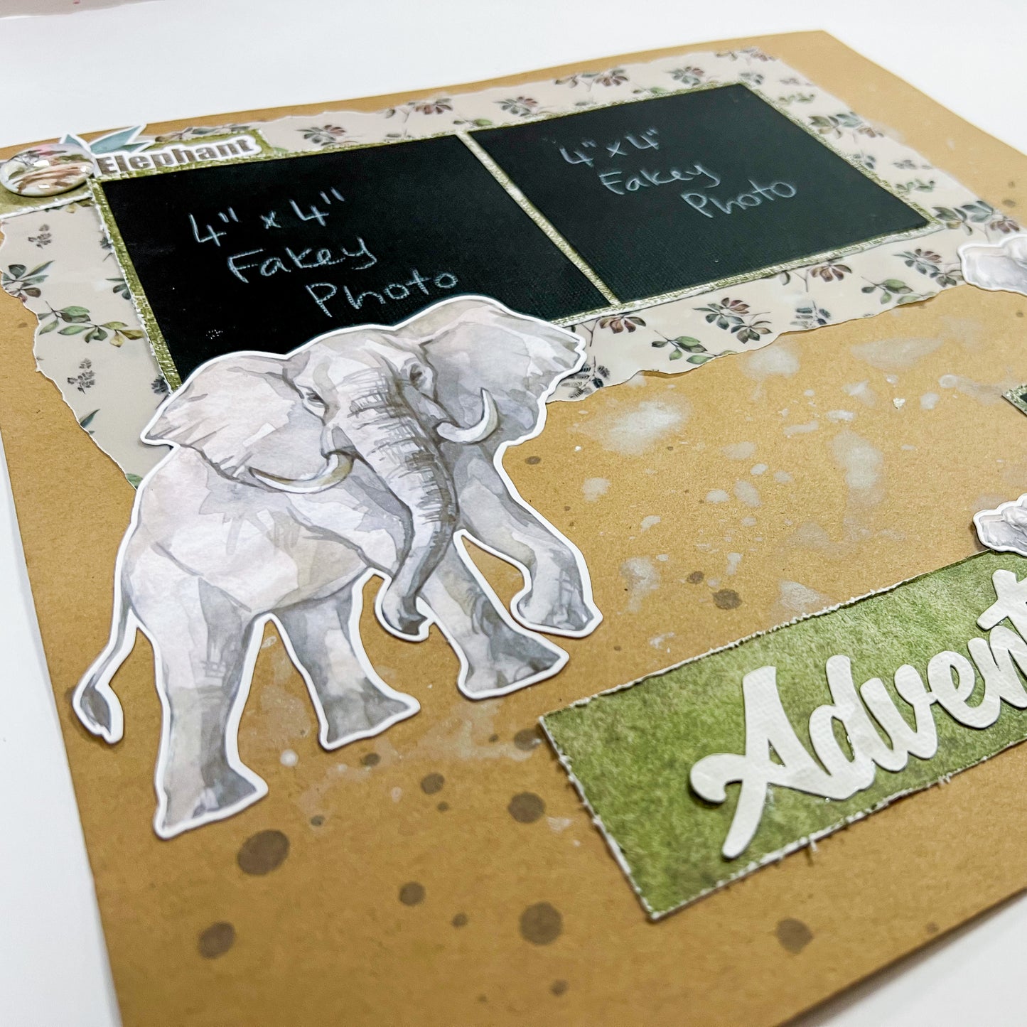 Adventurous Elephants On Safari Saturday Night Scrap-Along Kit - 11 February 2023