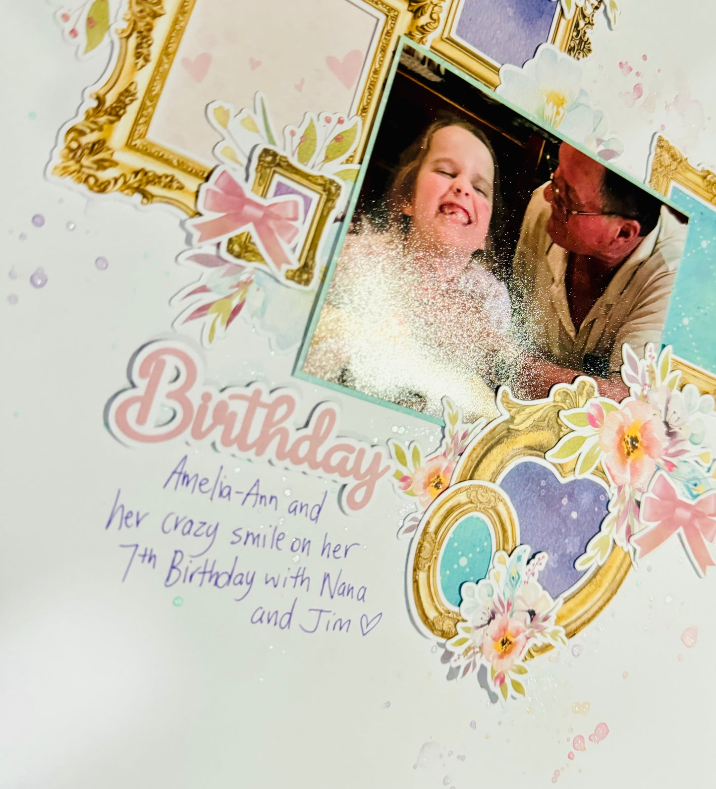 Birthday Frames Scrapbooking Class Kit Scrapbox Week Wednesday 2 O