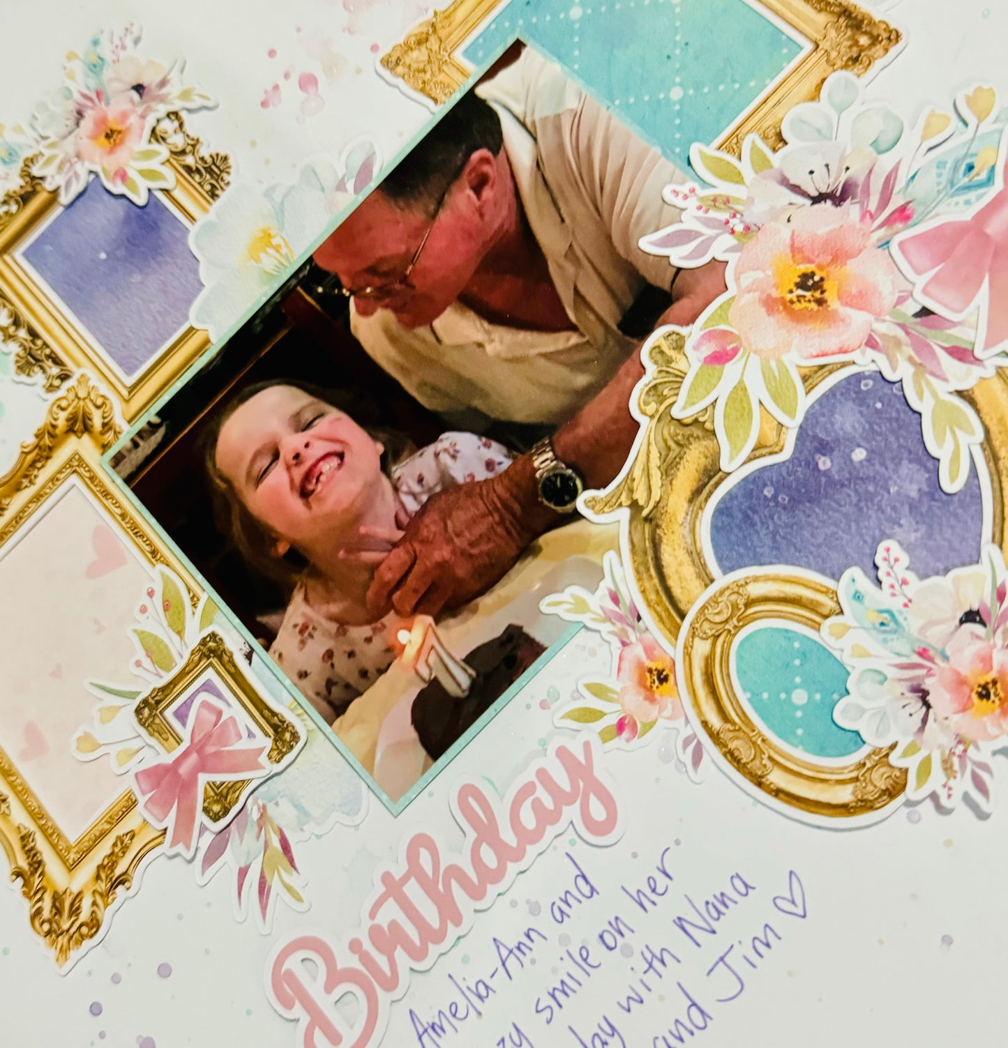 Birthday Frames Scrapbooking Class Kit - Scrapbox Week - Wednesday 2 October 2024