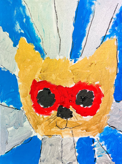 School Holiday Art Class - Create-a-Cat Painting Class - Various Dates & Times