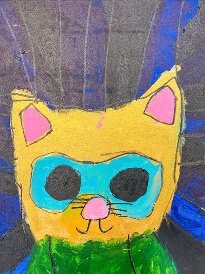 School Holiday Art Class - Create-a-Cat Painting Class - Various Dates & Times