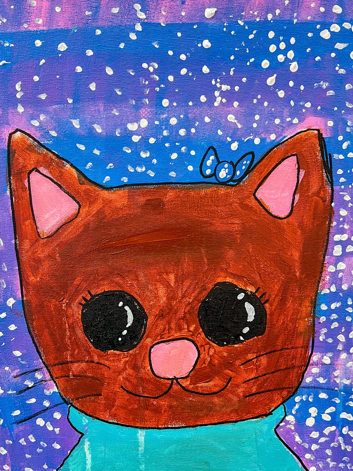 School Holiday Art Class - Create-a-Cat Painting Class - Various Dates & Times