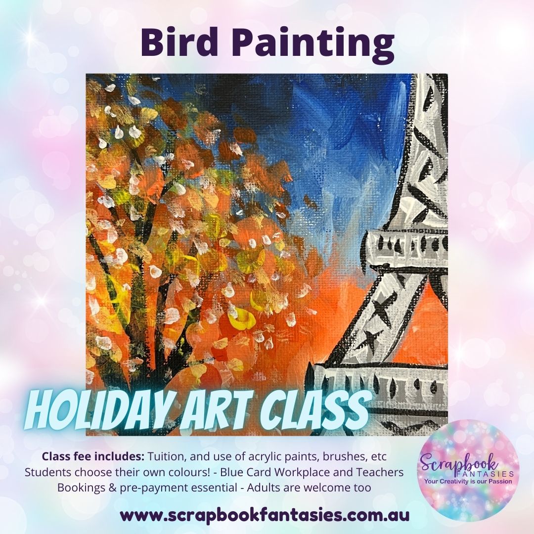 School Holiday Art Class - Paris Painting Class - Various Dates & Times