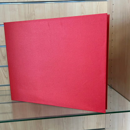 Scrapbook Fantasies 12"x12" Binder Album - 4-D-Ring (65mm) - Metallic Light Red - includes five (5) 12"x12" Page Protectors