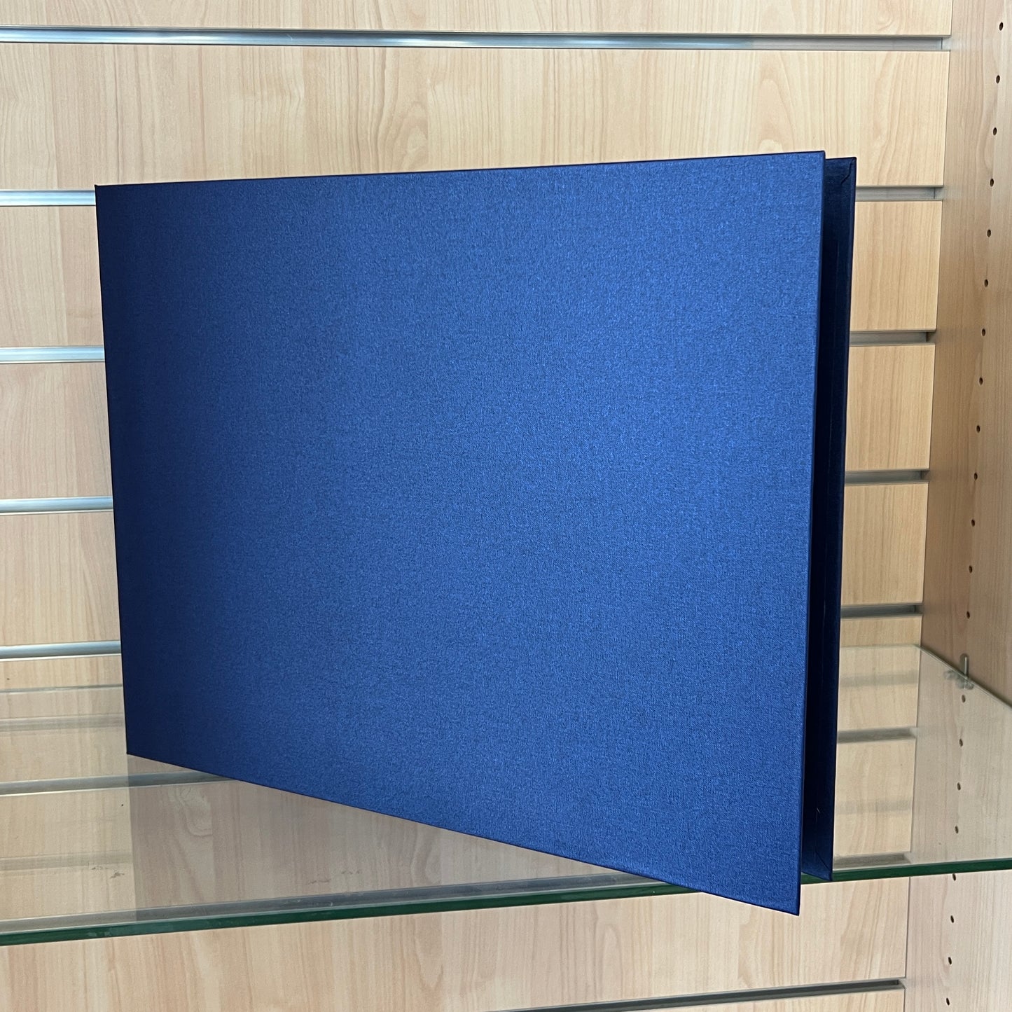 Scrapbook Fantasies 12"x12" Binder Album - 4-D-Ring (65mm) - Metallic Navy Blue - includes five (5) 12"x12" Page Protectors