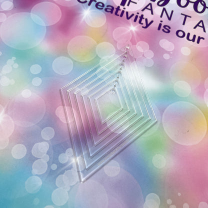 Scrapbook Fantasies Creative Template Set - Diamonds 2 (6 pieces) Designed by Alicia Redshaw