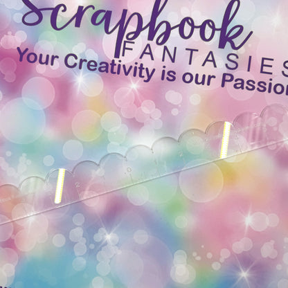 Scrapbook Fantasies Scallop Ruler - 12"x1" - Designed by Alicia Redshaw 20704