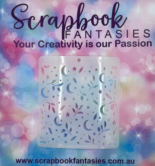 Scrapbook Fantasies Stencil Template Mask - 5.5”x5.5” - Aussie Magic 768125