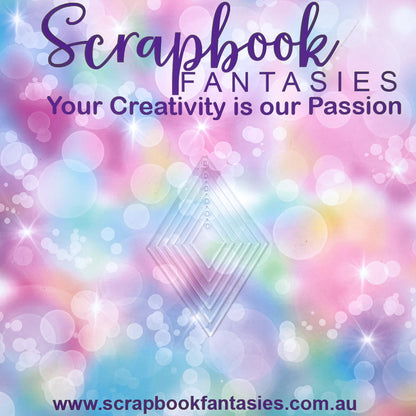 Scrapbook Fantasies Creative Template Set - Diamonds 2 (6 pieces) Designed by Alicia Redshaw
