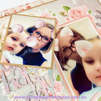 Shabby Chic Friday Night Scrap-Along Scrapbook Layout Kit by Alicia Redshaw - 13 March 2026