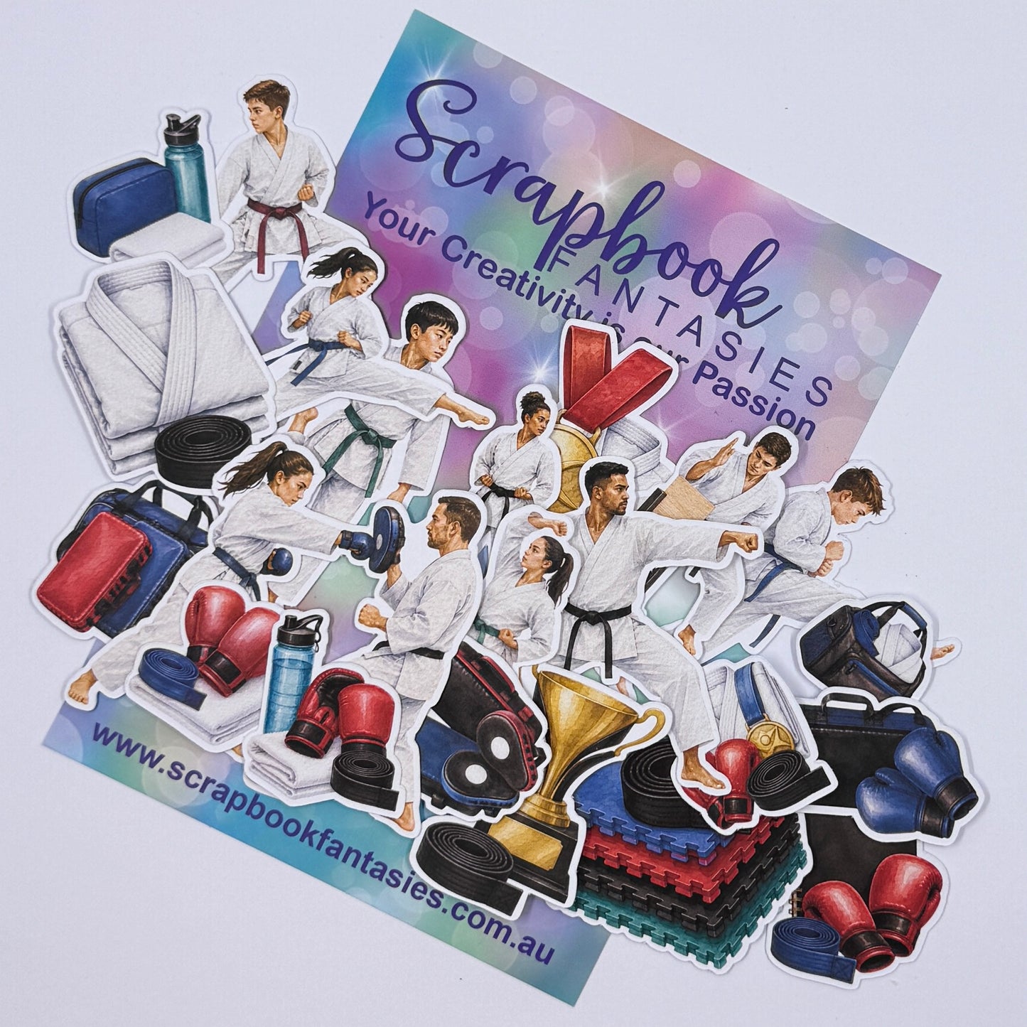 Sports & Activities Colour-Cuts - Martial Arts (23 pieces) 20914