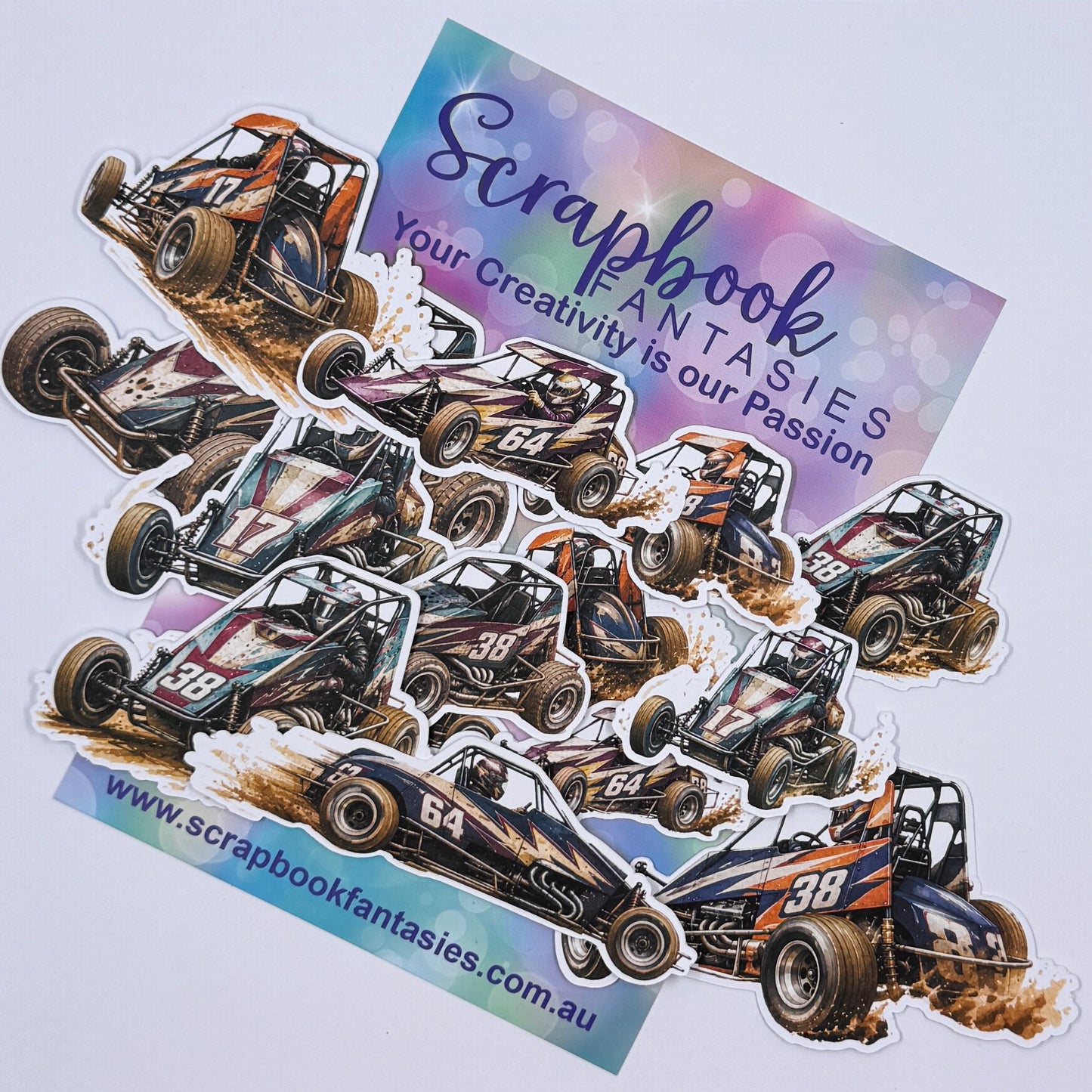 Sports & Activities Colour-Cuts - Speedway 2 (14 pieces) 20917