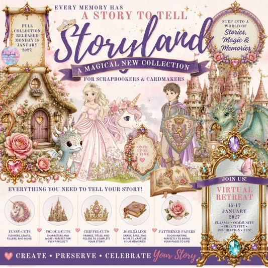 Scrapbook Fantasies Storyland Virtual Papercrafting Retreat - January 2027