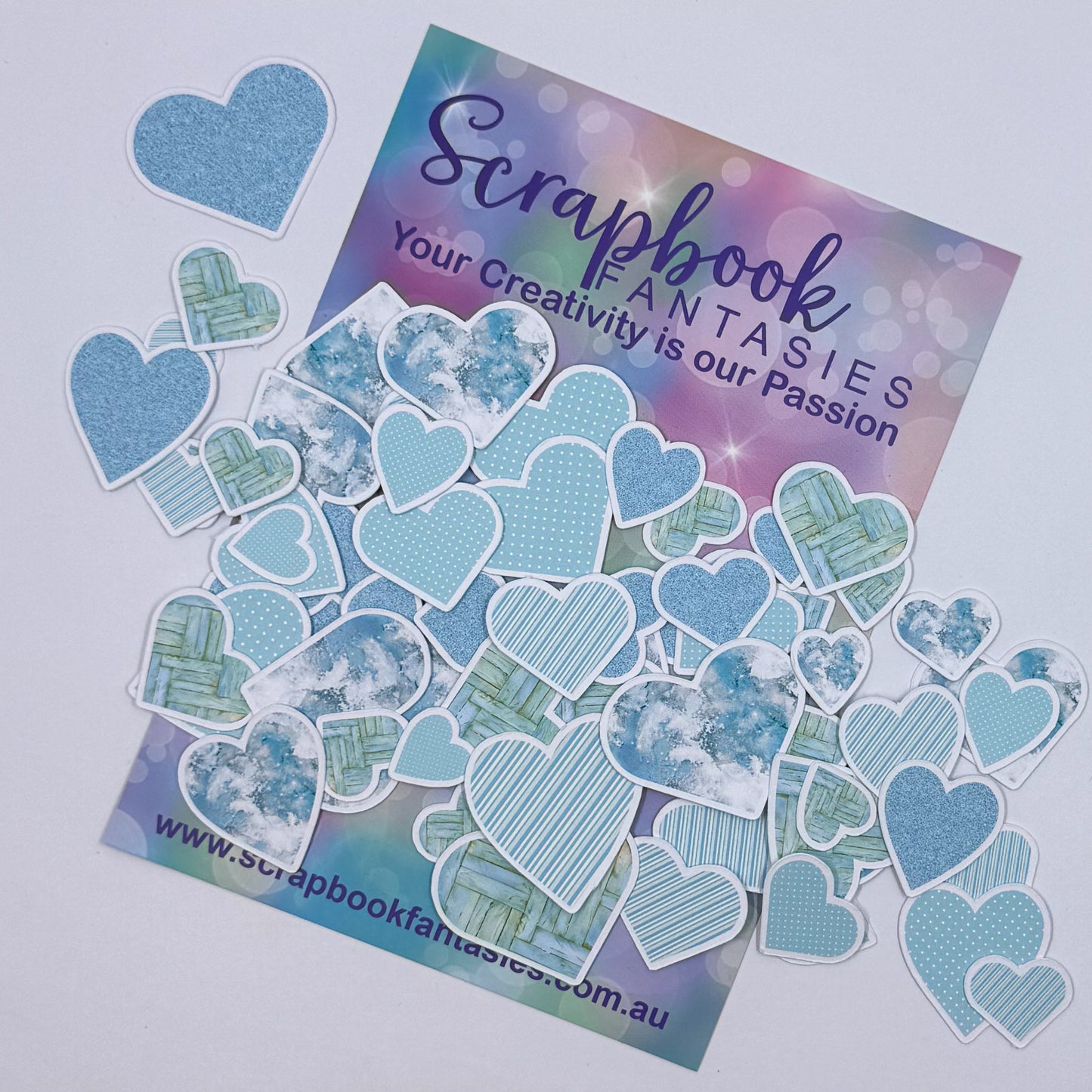 Sunlovin' Colour-Cuts - Lots of Hearts (over 60 pieces) 20750