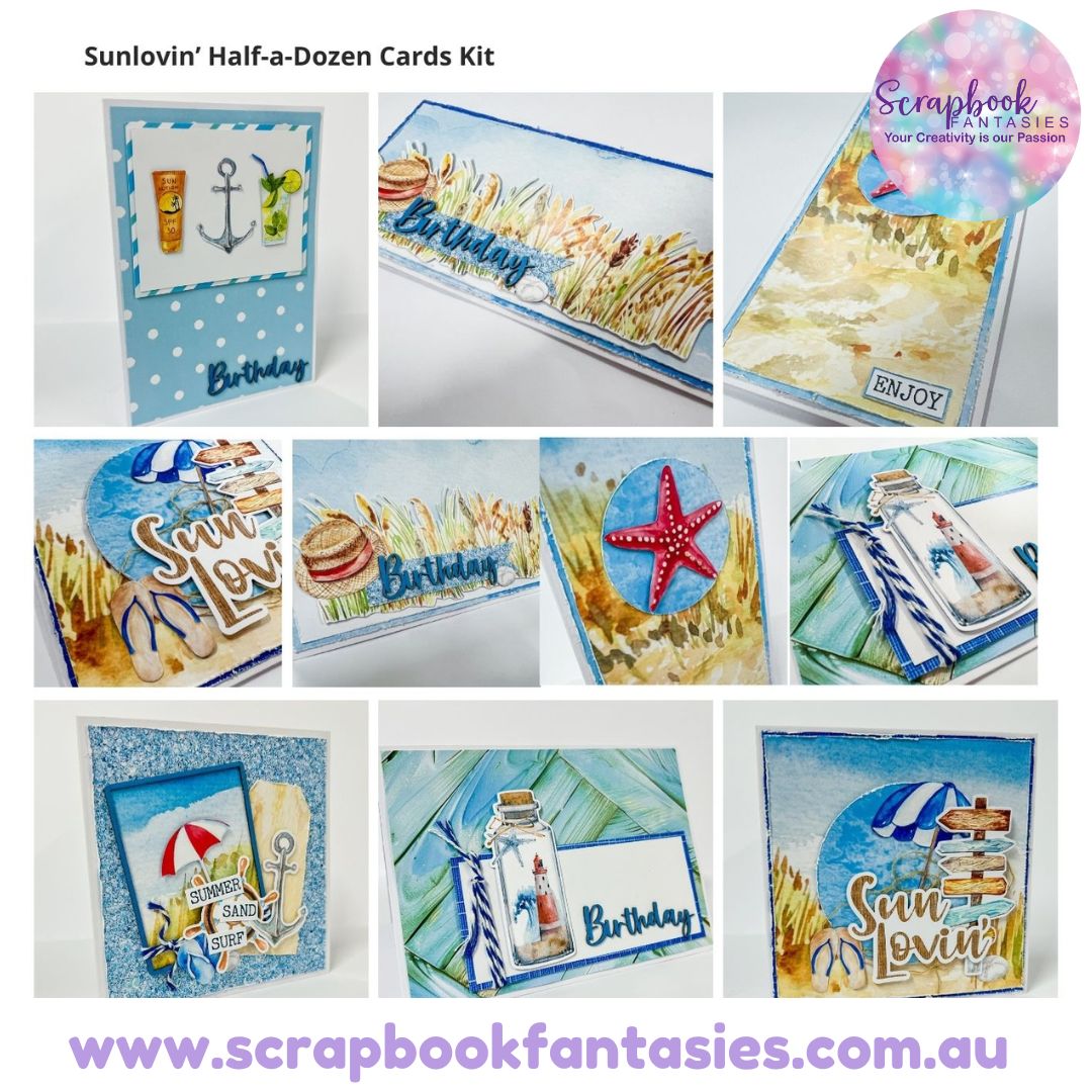 Sunlovin' Half-a-Dozen Cards Kit by Alicia Redshaw