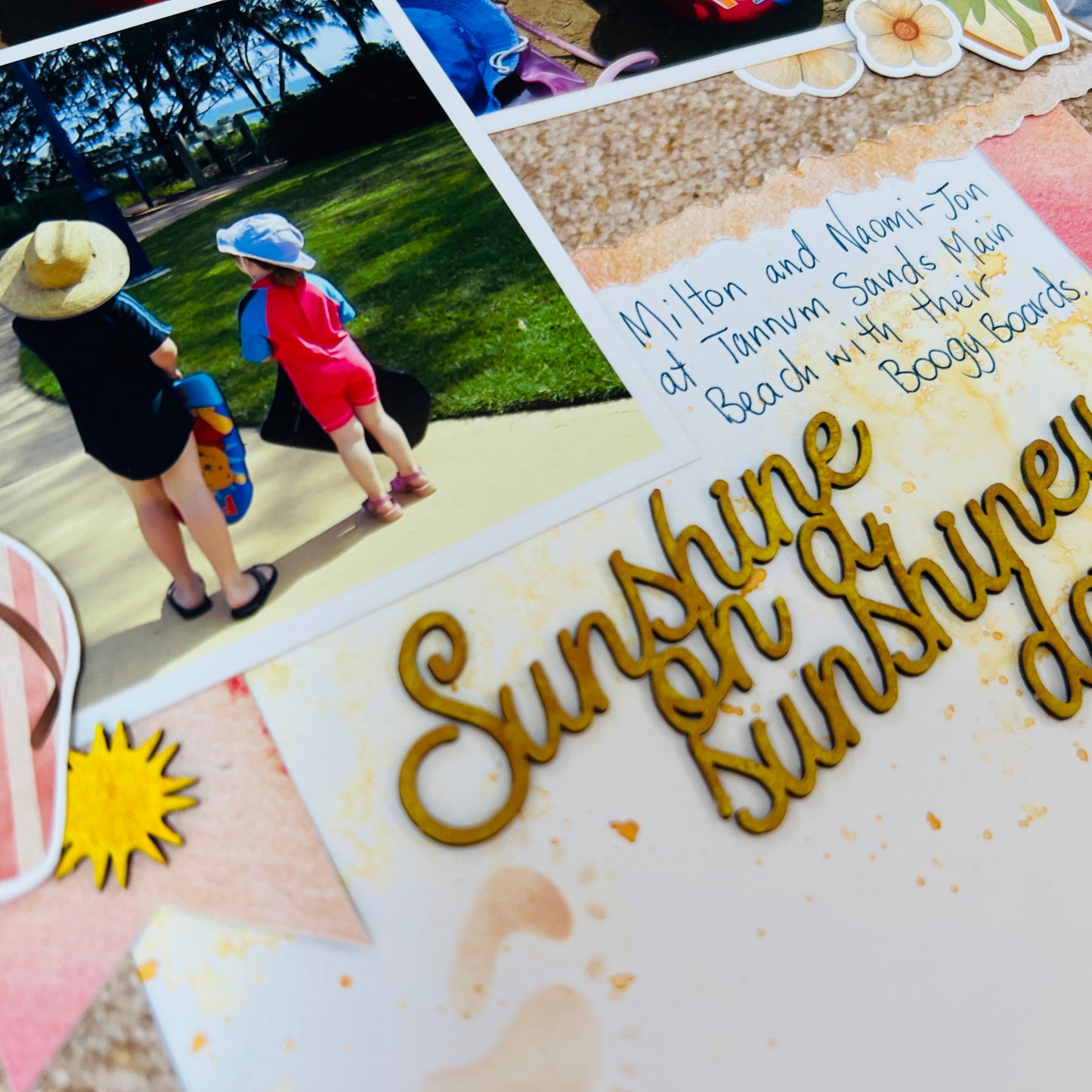Sunshine on a Sunshiney Day Friday Night Scrap-Along Scrapbook Layout Kit by Alicia Redshaw - 15 May 2026