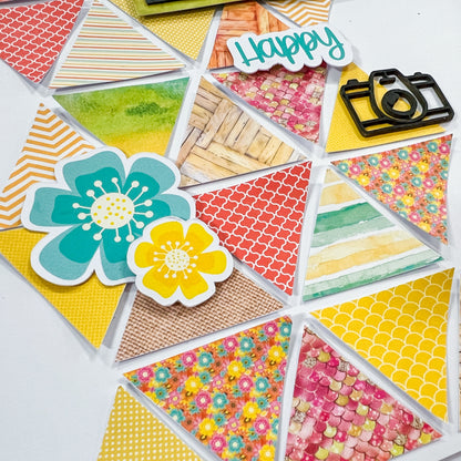 Sunshine on a Sunshiney Day Scrapbook Layout Kit by Alicia Redshaw