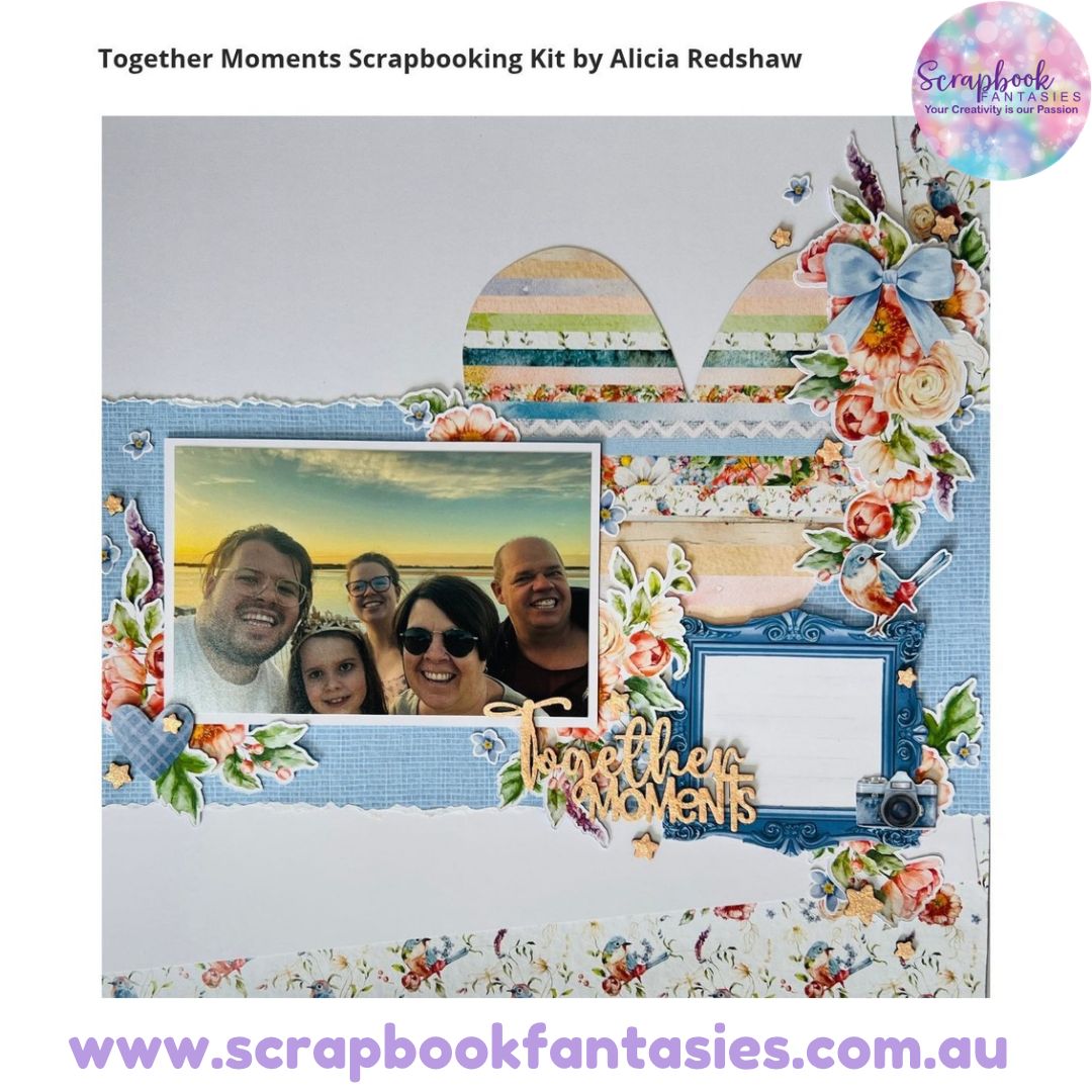 Together Moments Scrapbook Layout Kit by Alicia Redshaw (picture only kit)