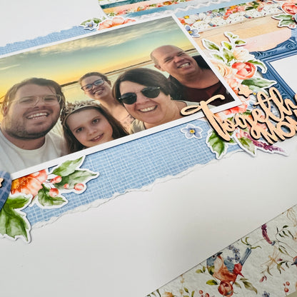 Together Moments Scrapbook Layout Kit by Alicia Redshaw (picture only kit)