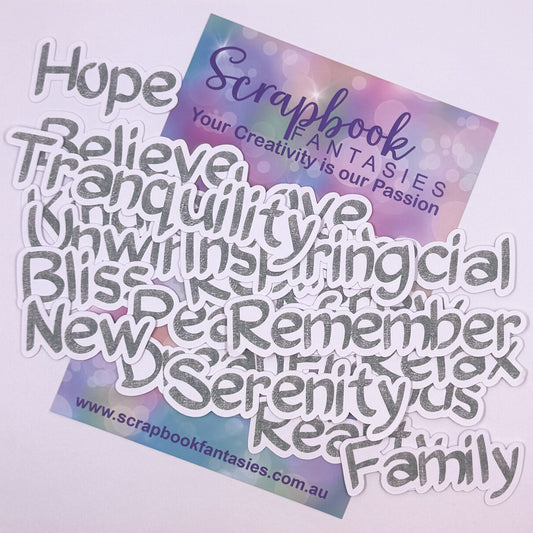 Tranquility - Western Girl Words Colour-Cuts (20 pieces) 20737