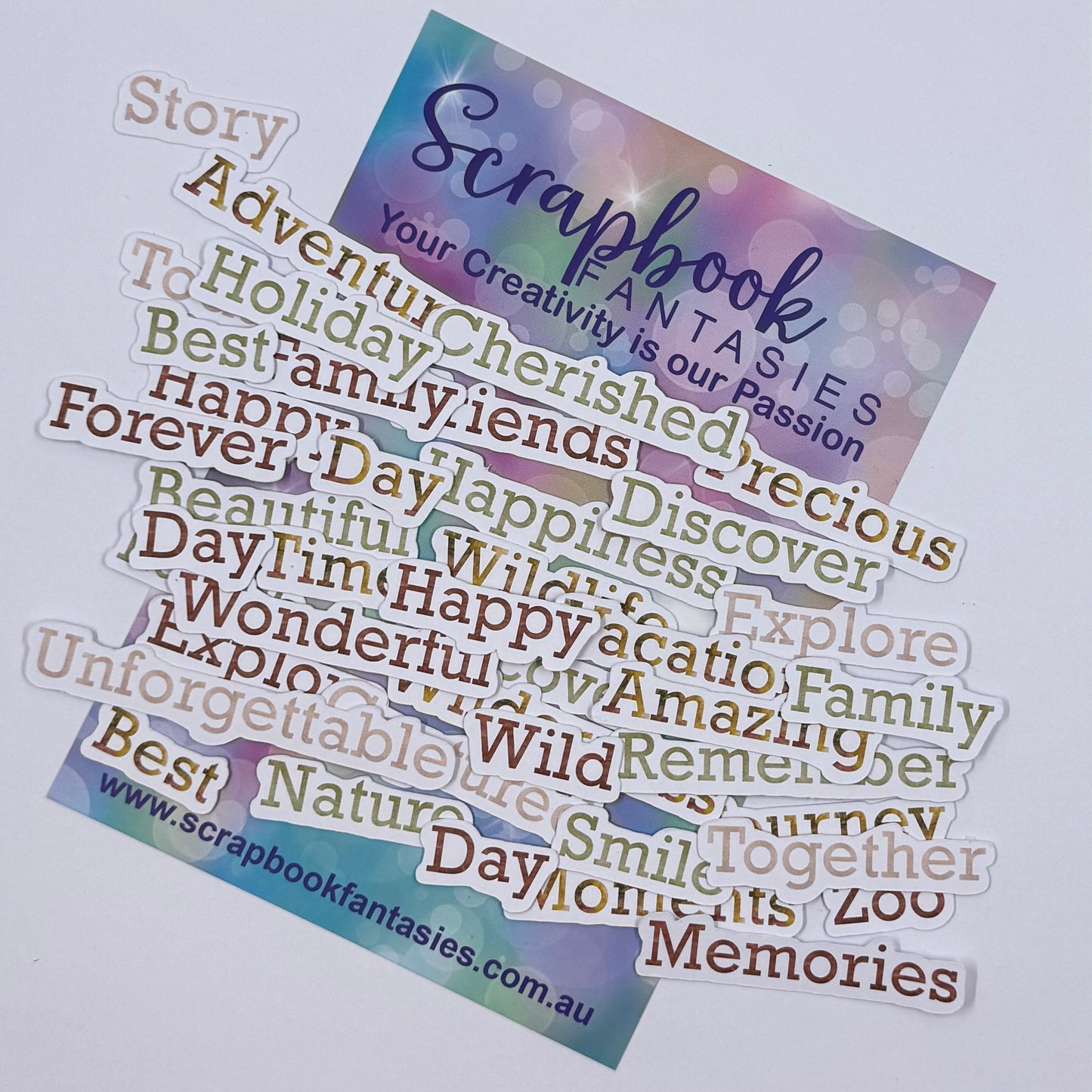 Travel & Outdoor Words Colour-Cuts - On Safari (over 40 pieces) 20907