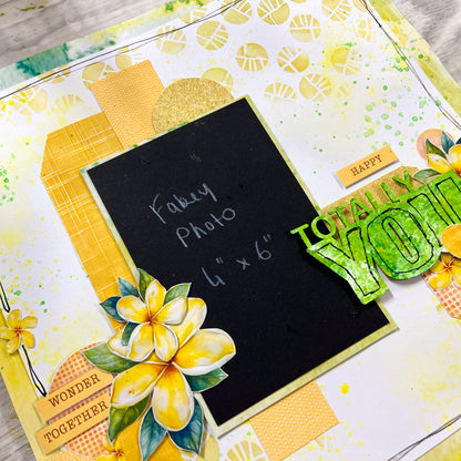Tropical Sunday Night Scrap-Along Scrapbook Layout Kit by Naomi-Jon Redshaw - 14 December 2025